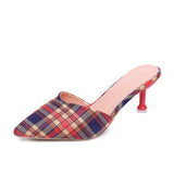 High heel sandals women shoes Baotou half slippers