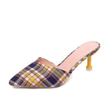 High heel sandals women shoes Baotou half slippers