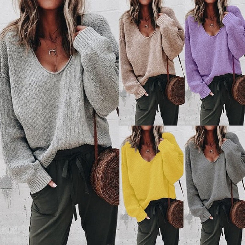 Loose knit sweater