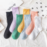 Socks with wood ears