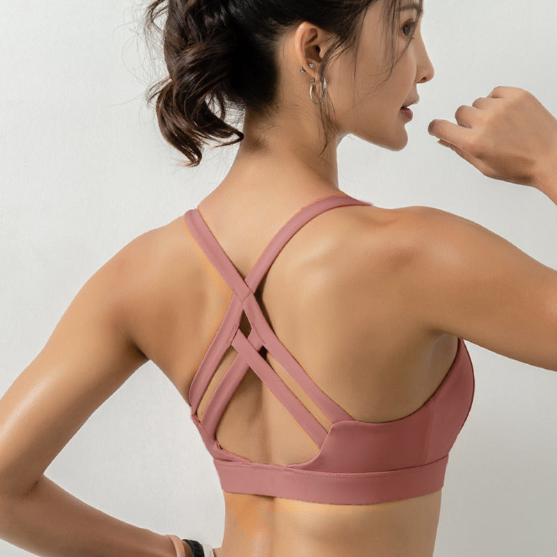 Sports underwear ladies running yoga vest