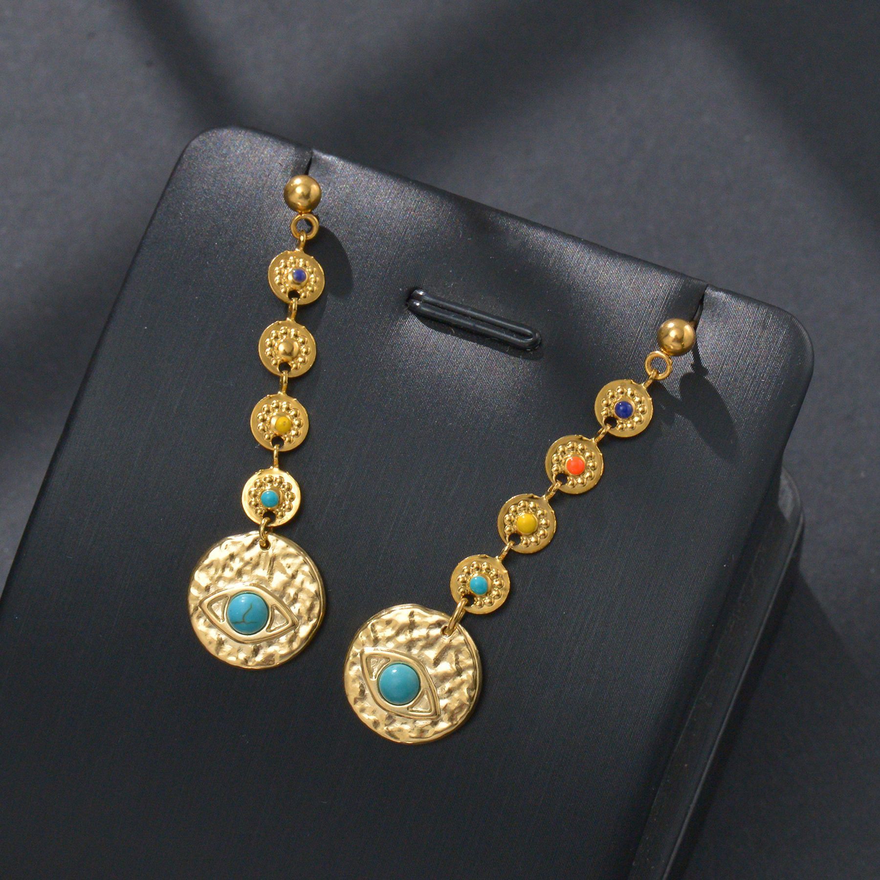 European And American Personality Affordable Luxury Fengcai Oil Ear Rings
