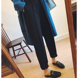 Plus Size Straight Tapered Casual Pants