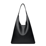 Retro Large Capacity Shoulder Bag Soft Leather Underarm Crossbody Bag