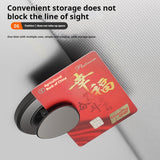 Sun Visor Storage Multifunctional Leather Car Glasses Clip