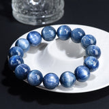 Natural Old Mine Blue Crystal Ball Bracelet
