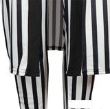 African women's two-piece set fashion striped clothes wish