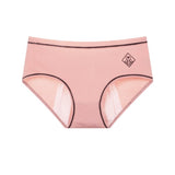 Threaded cotton sanitary panties