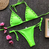 Five-eyed ladies swimsuit