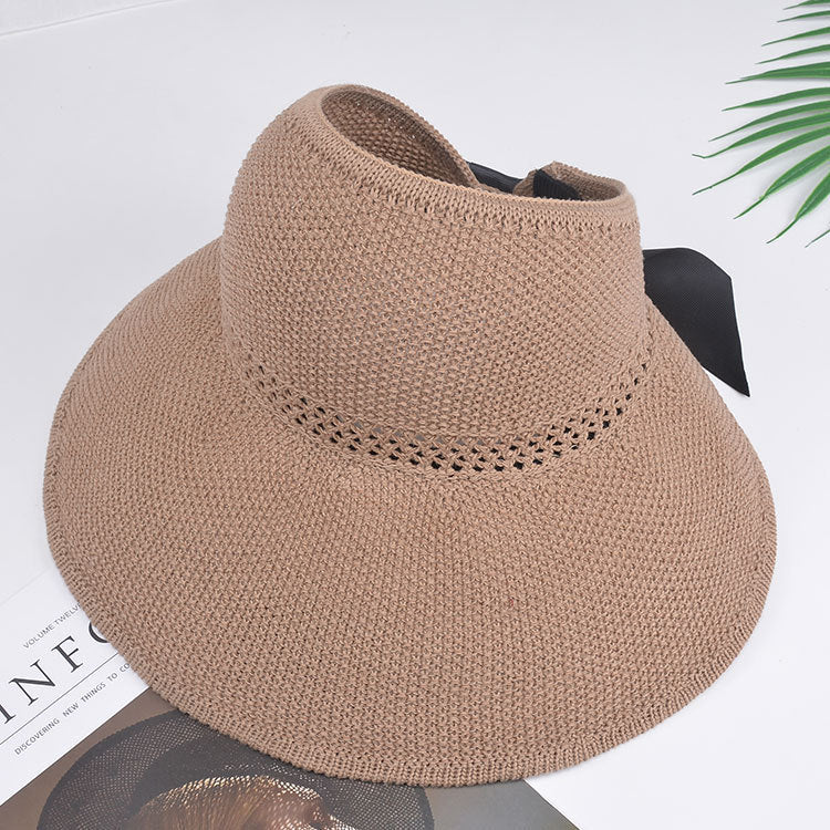 Outdoor bow hat with big bow