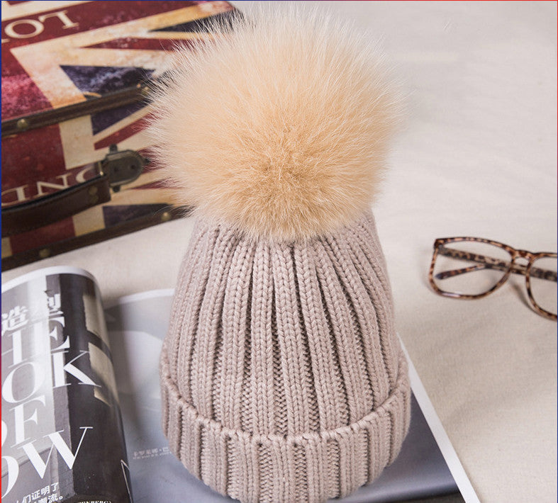 Fur ball fur hat