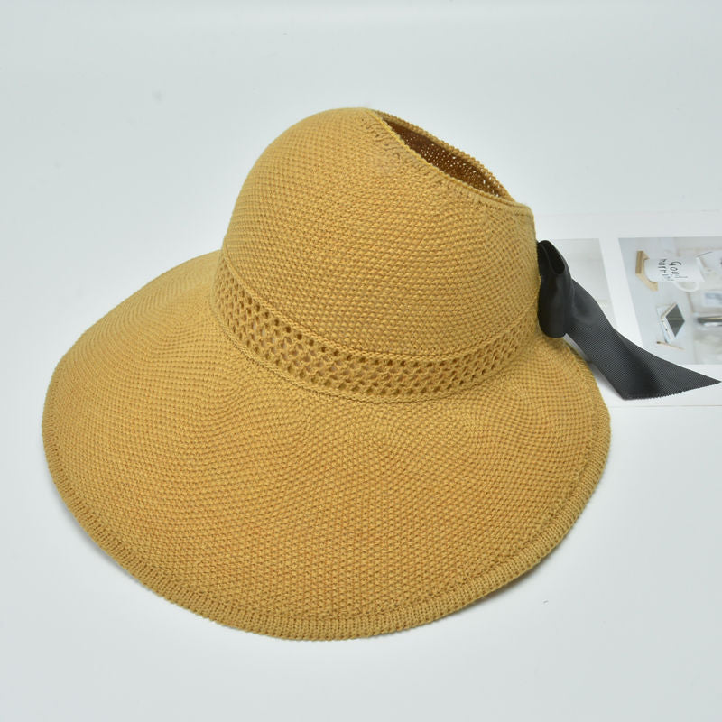 Outdoor bow hat with big bow