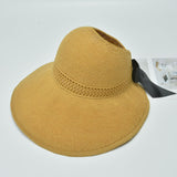 Outdoor bow hat with big bow