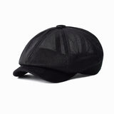 Mesh Breathable Thin Octagonal Cap Men And Women Advance Hats Newsboy Cap