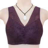 New Lace Front Buckle Underwear Ladies Soft Cotton Insertable Vest