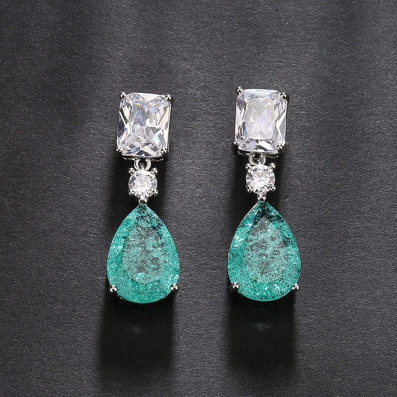 Fashion Personality Water Drop Earrings Women