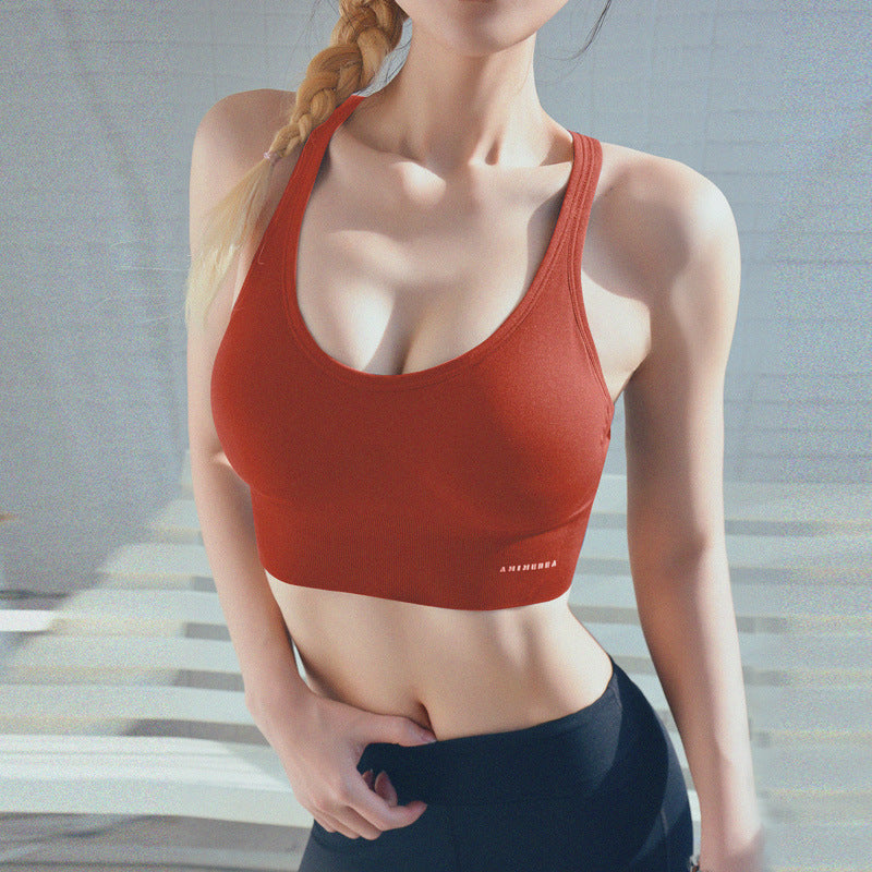 Yoga Beauty Back Gym Bra High Strength Shockproof