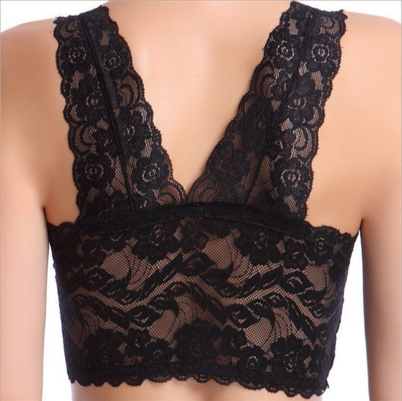 Breathable and Comfortable Full Lace Restraint Sleep Underwear Ladies Vest
