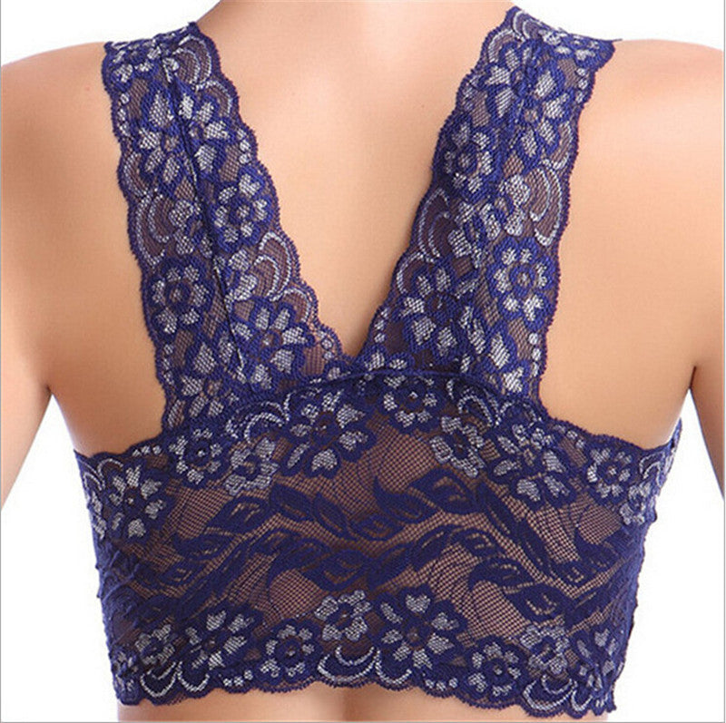 Breathable and Comfortable Full Lace Restraint Sleep Underwear Ladies Vest