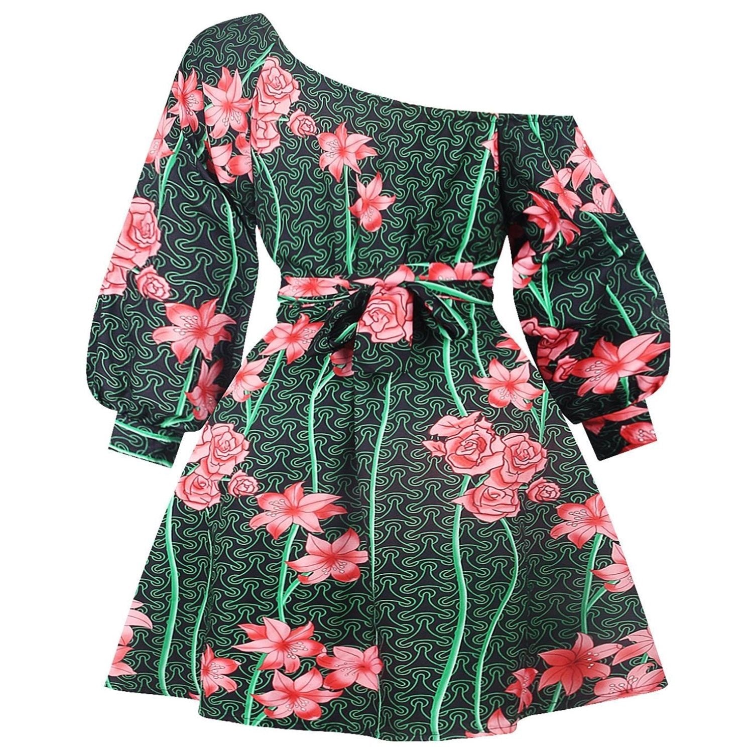 Women's Vintage African Evening Dress