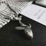 Whale Necklace Men And Women Hipster Ins Pendant Hip-Hop Personality