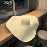 Fashionable Oversized Foldable Straw Hat