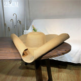 Fashionable Oversized Foldable Straw Hat