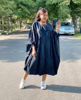 European, American And African Foreign Trade Dress, Long Skirt, Hedging, Fold Stitching, Loose Large Size