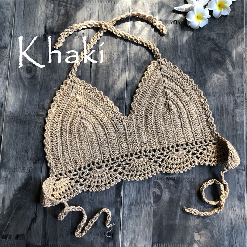 Hand Crocheted Bikini Wrap Breast Ladies