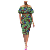 African Ethnic Printing Batik Cotton Two-piece AFRIPRIDE
