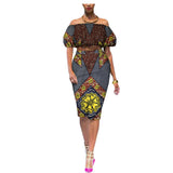 African Ethnic Printing Batik Cotton Two-piece AFRIPRIDE