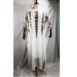 New African Loose Design 2-piece Chiffon Long sleeve Da
