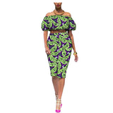 African Ethnic Printing Batik Cotton Two-piece AFRIPRIDE