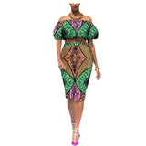 African Ethnic Printing Batik Cotton Two-piece AFRIPRIDE