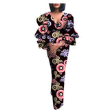 African Ethnic Cotton Batik Ladies Dress
