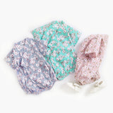 Baby Clothes Summer Baby Onesies Floral Strapping Retro Japanese Yukata Bag Fart Clothes