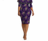 African Ethnic Characteristic Batik Printed Cotton Dress Dress Skirt