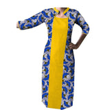 Spot Hot-Selling Export African Characteristic Batik Printed Cotton Plus Size Dress