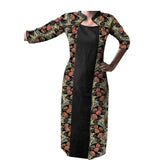 Spot Hot-Selling Export African Characteristic Batik Printed Cotton Plus Size Dress