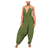 African Custom Printed Ethnic One-Piece Women'S Wide-Leg Pants