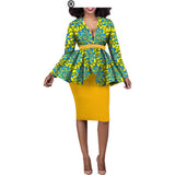 Aliexpress Hot Sale African Ethnic Cotton Batik Two-Piece Afripride 1826010