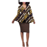 Aliexpress Hot Sale African Ethnic Cotton Batik Two-Piece Afripride 1826010
