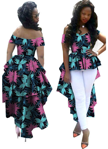African Printed Whole Cotton Blouse