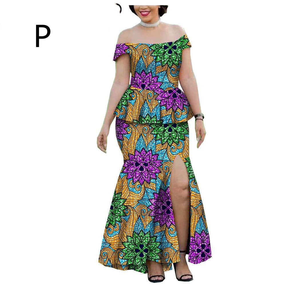 New Style Hot-Selling African Ethnic Printing Batik Cotton Plus Size Fashion Casual Suit