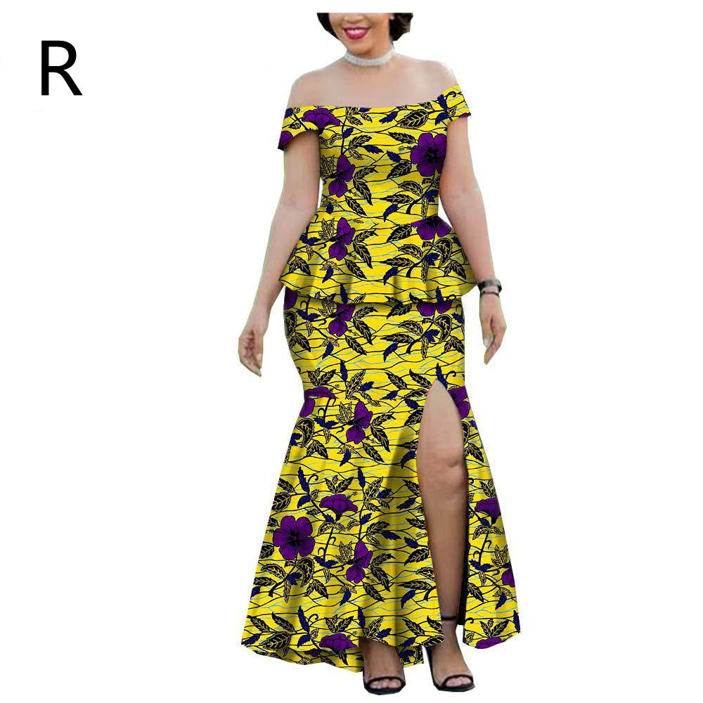 New Style Hot-Selling African Ethnic Printing Batik Cotton Plus Size Fashion Casual Suit