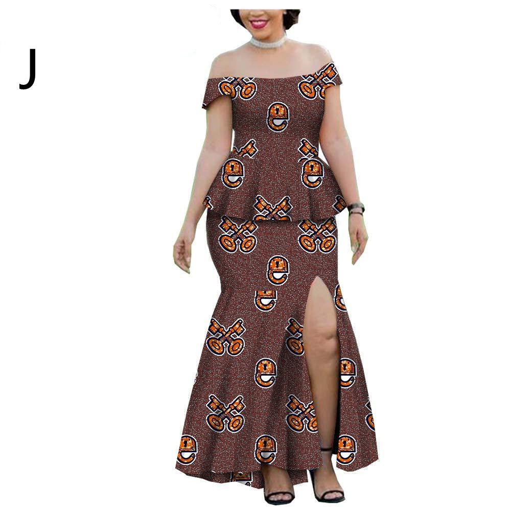 New Style Hot-Selling African Ethnic Printing Batik Cotton Plus Size Fashion Casual Suit