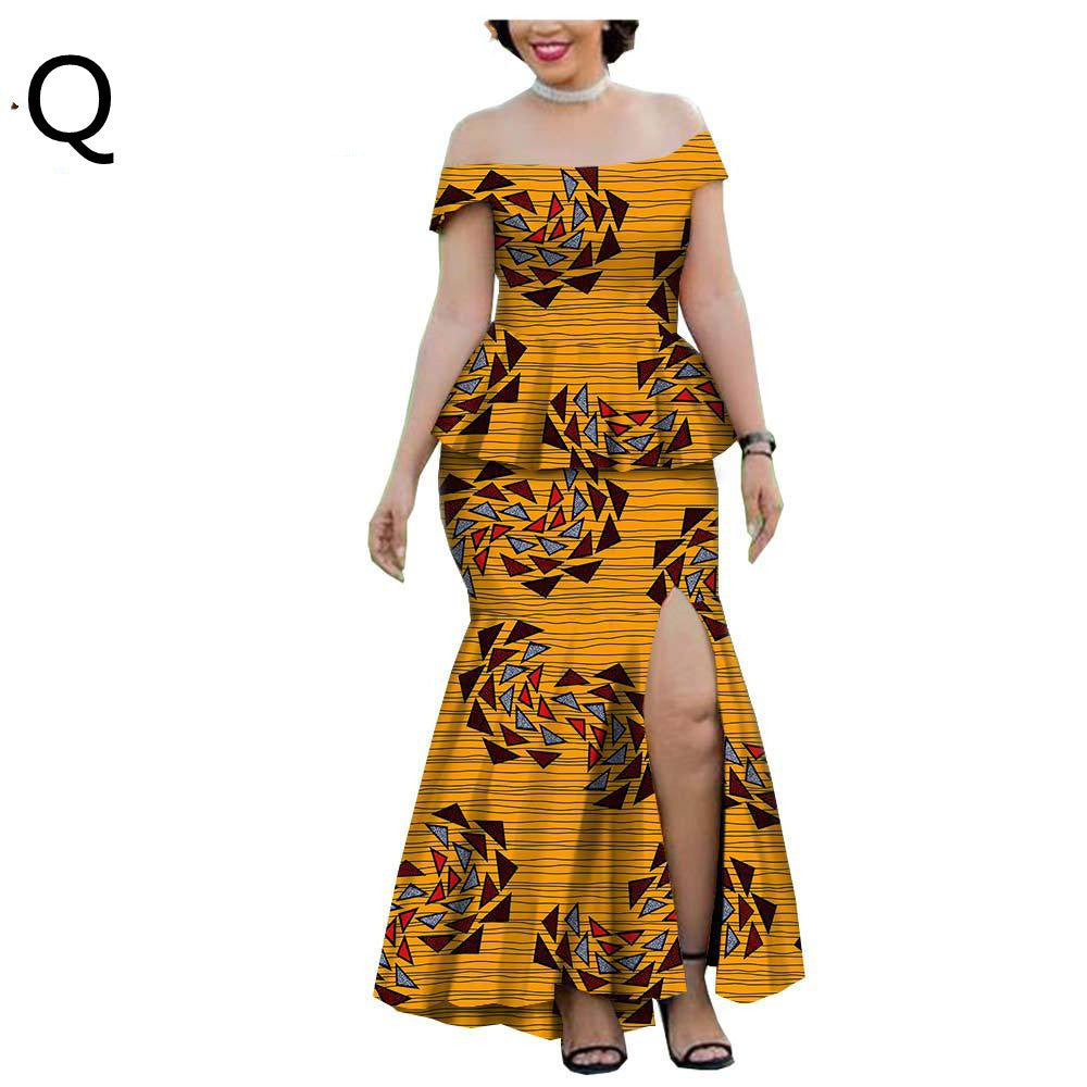 New Style Hot-Selling African Ethnic Printing Batik Cotton Plus Size Fashion Casual Suit