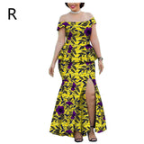 New Popular African Ethnic Printing Batik All Cotton Large Fashion Casual Suit Afripride1925005