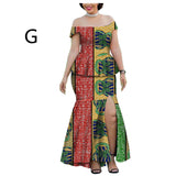 New Popular African Ethnic Printing Batik All Cotton Large Fashion Casual Suit Afripride1925005