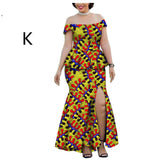 New Popular African Ethnic Printing Batik All Cotton Large Fashion Casual Suit Afripride1925005